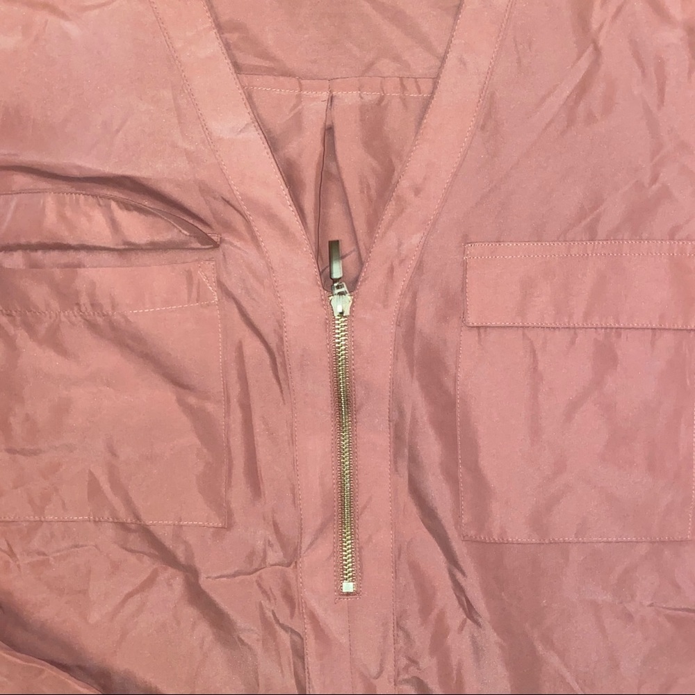 Express Half Zip Blouse With Adjustable Sleeves - image 4